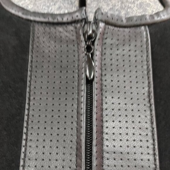 Escapade Brand Leather and Suede Jacket, Size Small, Black - Picture 4 of 6